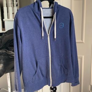 Hylete organic cotton zip-up hoodie